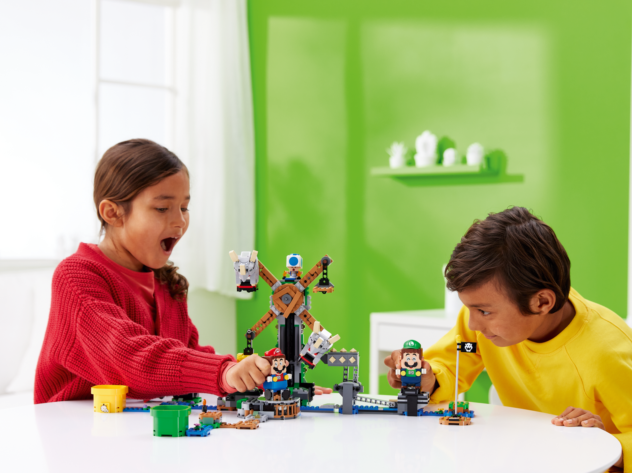 Lego 71390 super mario ensemble dextension la destruction des reznors jouet  enfant 6 ans LEGO71390 - Conforama