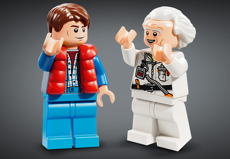 Док Браун и Марти Макфлай LEGO