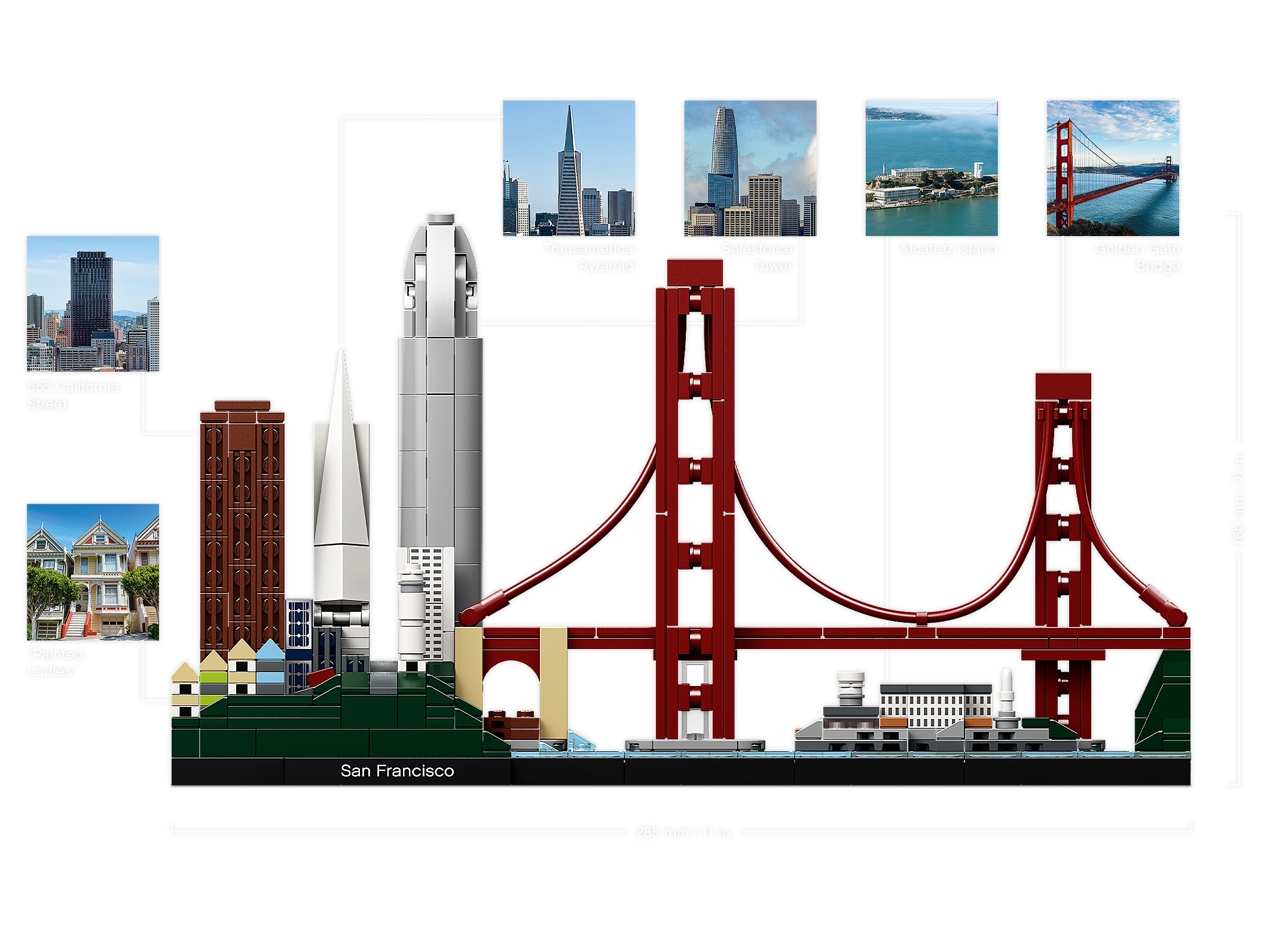 Rummet Råd logik San Francisco 21043 | Architecture | Buy online at the Official LEGO® Shop  US