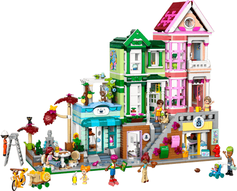 Appartamenti e negozi di Heartlake City — set LEGO 42670