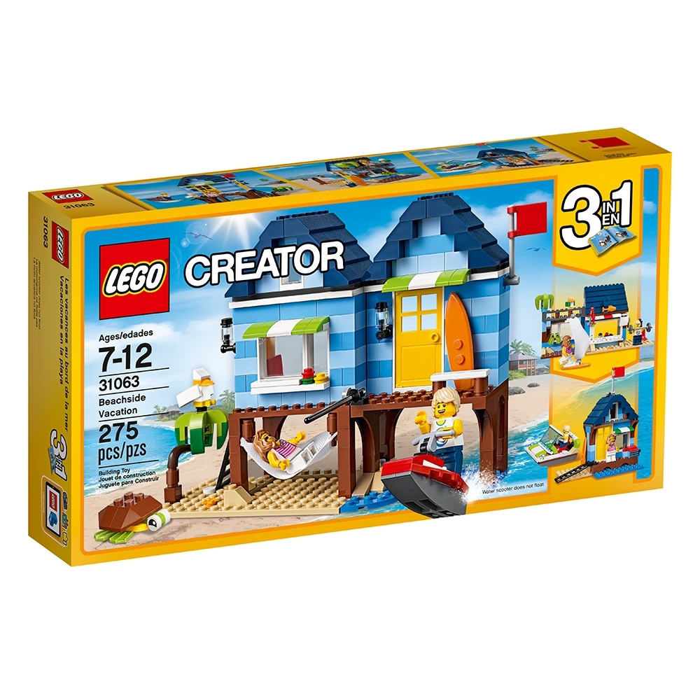 miljø Kaptajn brie Kilde Beachside Vacation 31063 | Creator 3-in-1 | Buy online at the Official LEGO®  Shop US