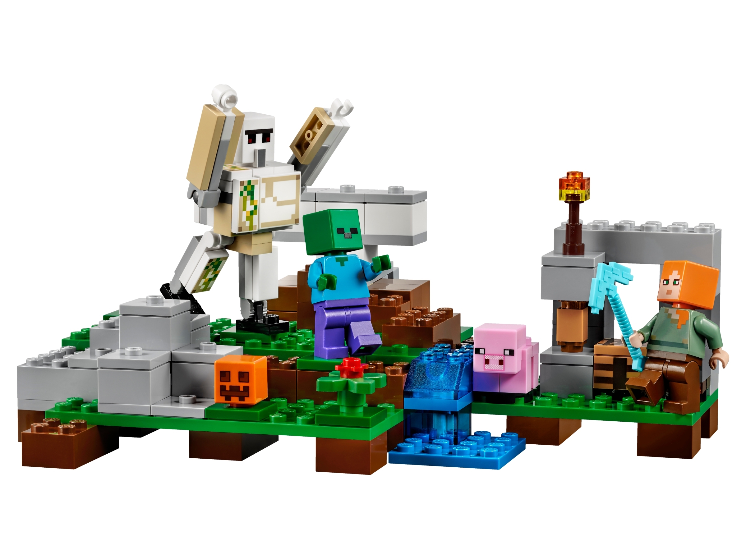for sale online LEGO Minecraft The Iron Golem 21123