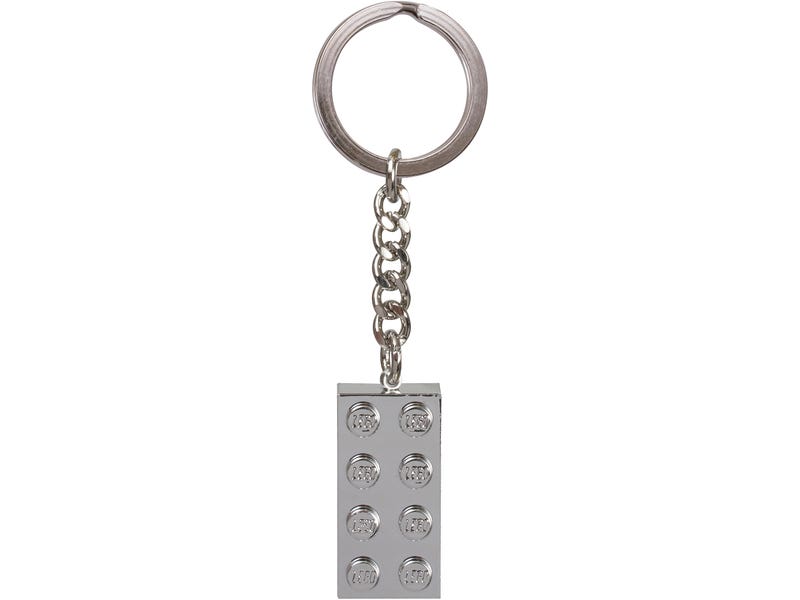  Porte-clés Brique métallisée 2x4