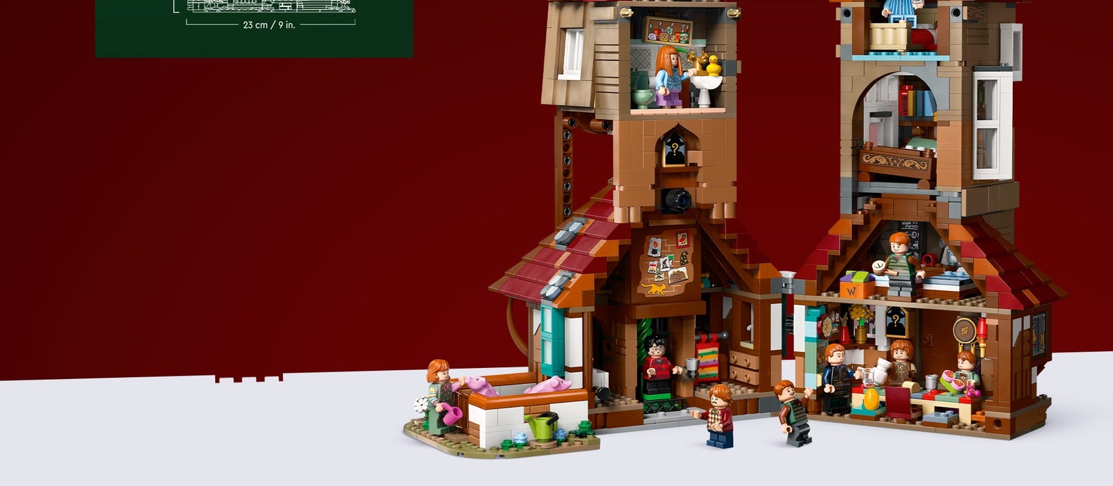 Set La Madriguera Lego La Madriguera De Harry Potter Lego La