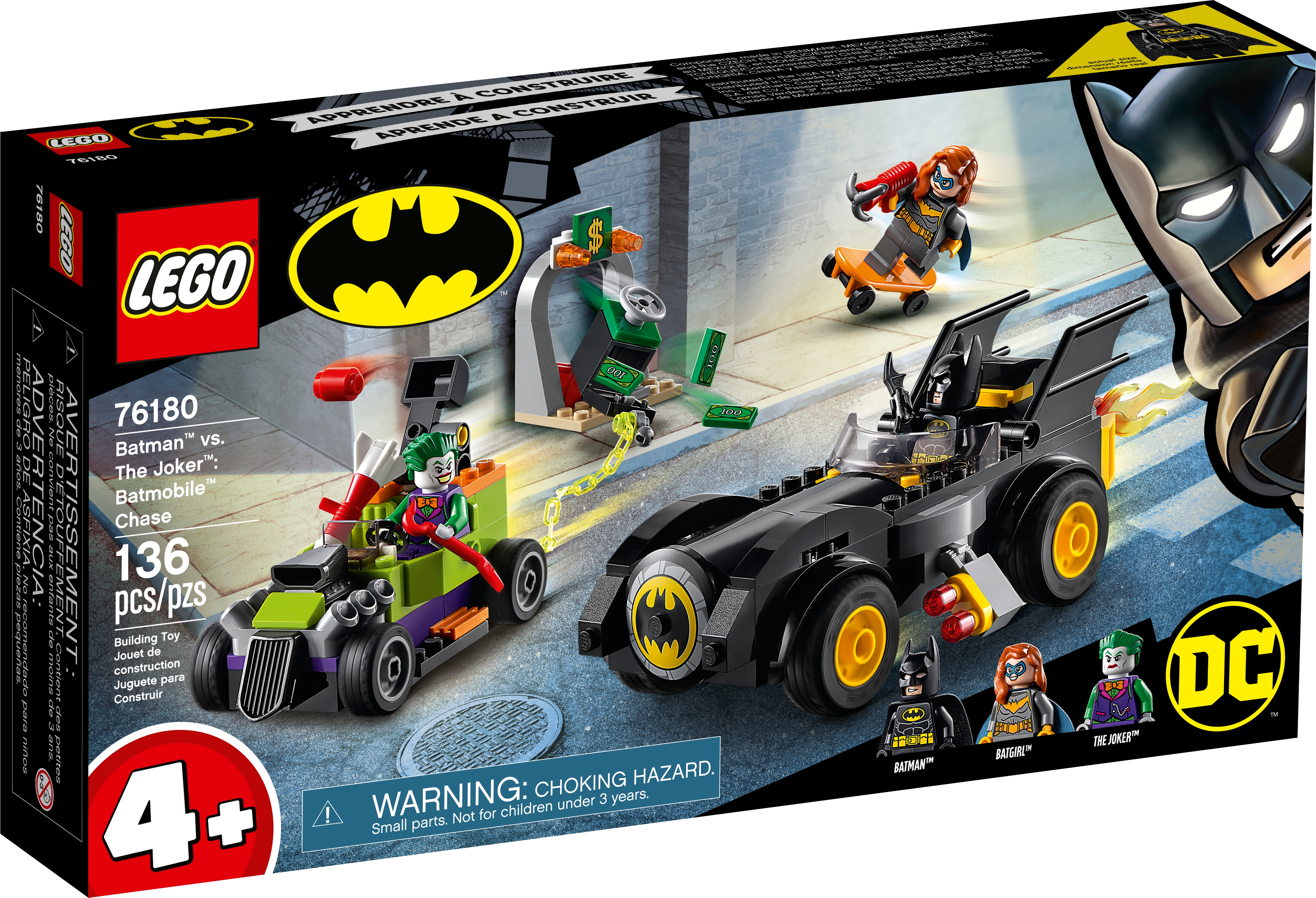 LEGO DC SUPERHEROES 'THE JOKER' LED TORCH & NIGHT LIGHT BATMAN NEW