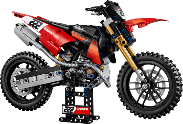 LEGO 42238 La moto Ducati Desmo450 MX Factory