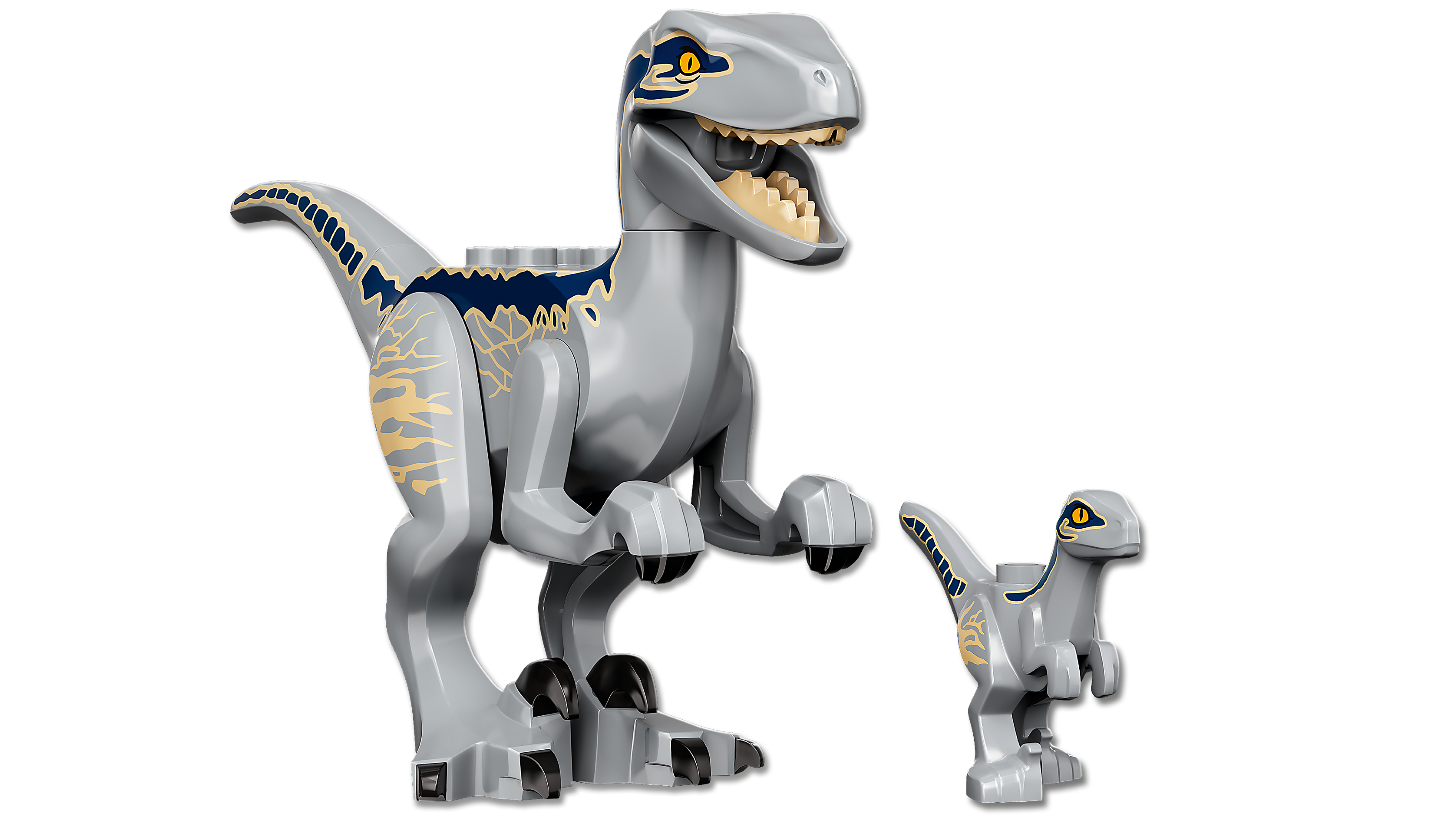 LEGO 76946 Jurassic World La Capture des Vélociraptors Beta et Blue: Jouet  de Dinosaure avec Jeu