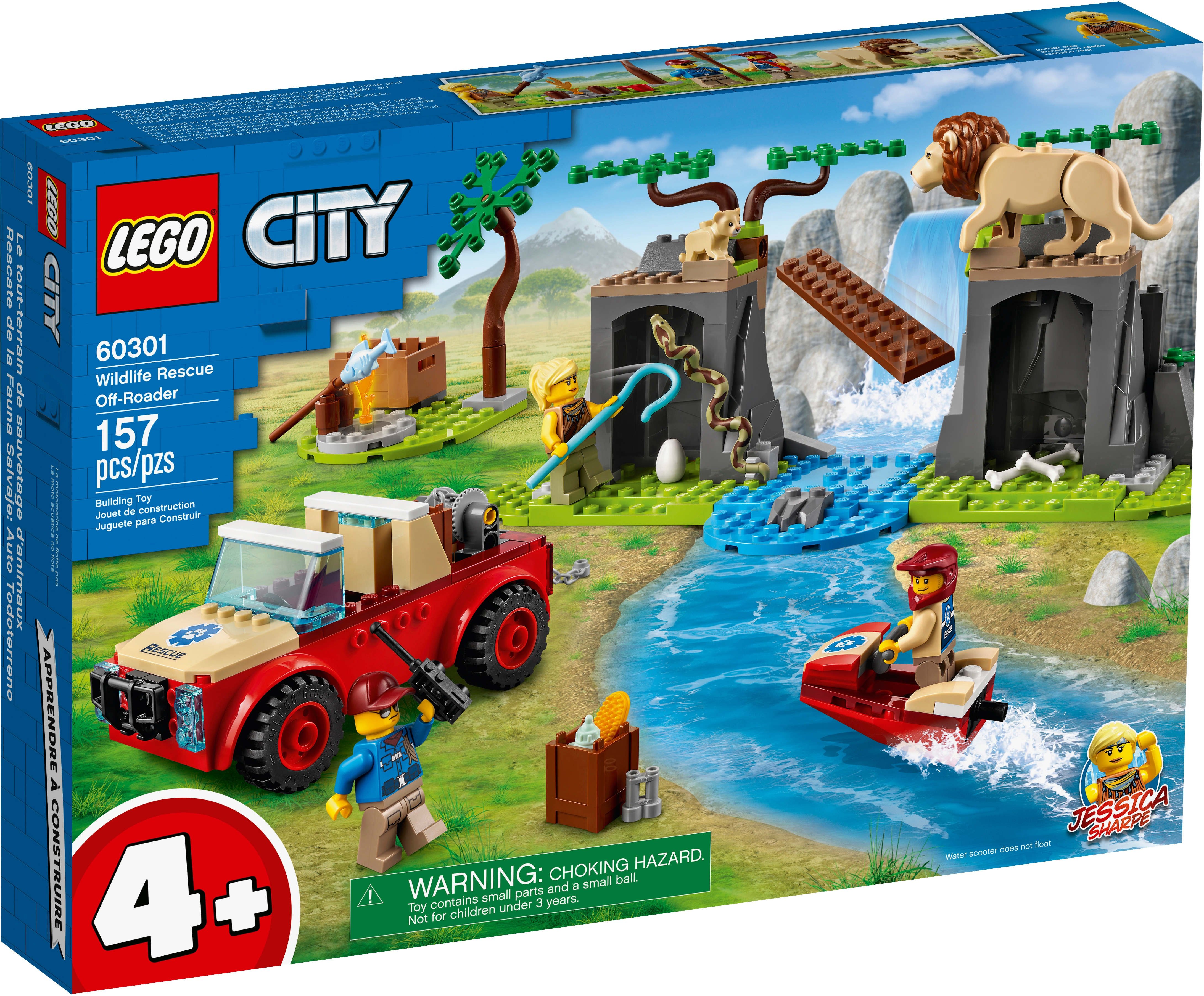 Lego City 1 Holzfäller mit Holz Zubehör