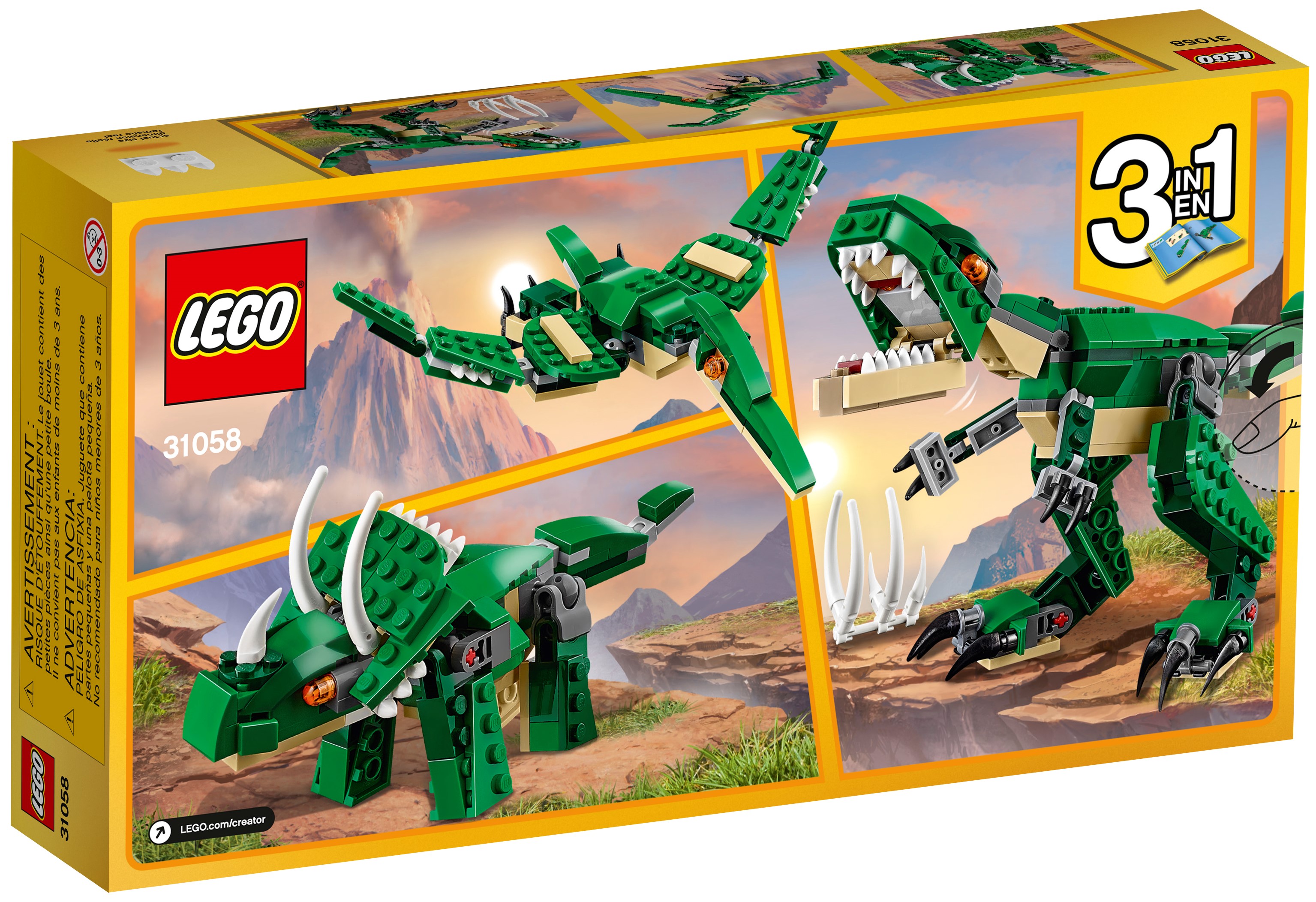 lego dino 31058