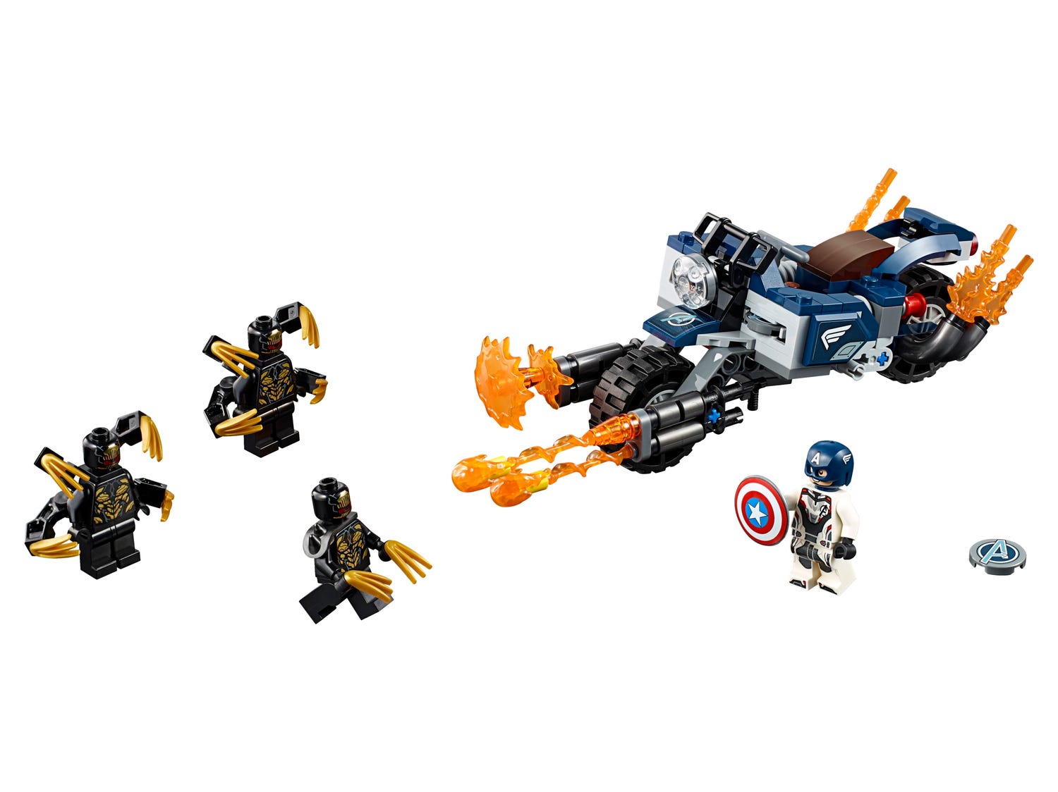 Captain America: Outriders Attack 76123 Marvel Buy online at the Official LEGO® Shop GB
