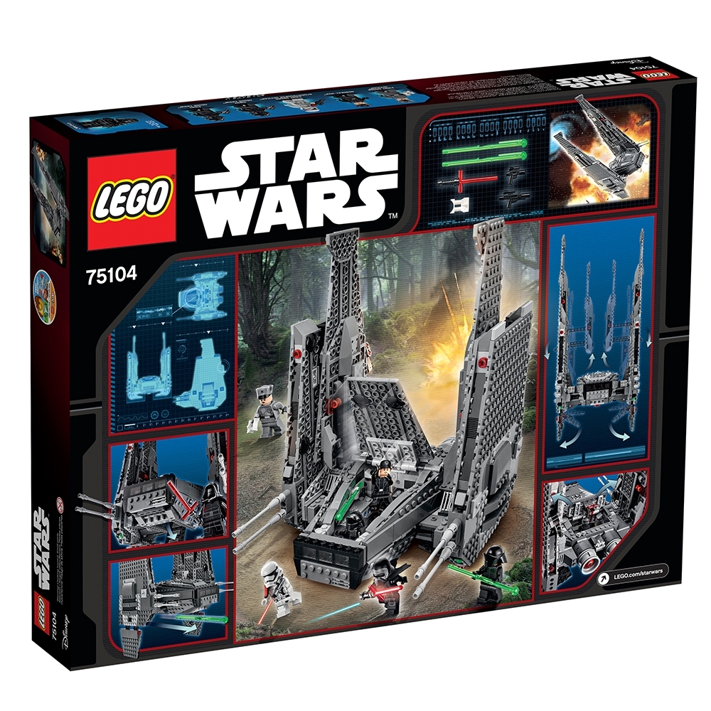 gaben Pointer fordøjelse Kylo Ren's Command Shuttle™ 75104 | Star Wars™ | Buy online at the Official  LEGO® Shop US