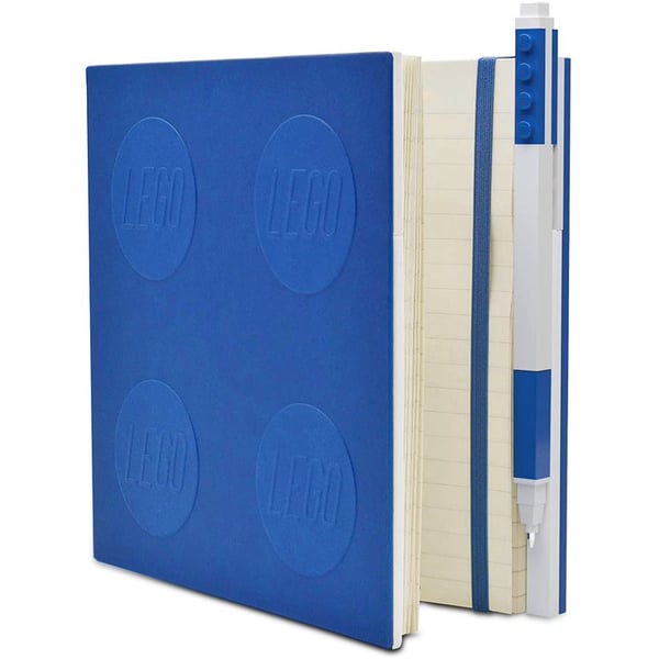LEGO 5009062 Carnet avec verrou et stylo à encre gel – Bleu — visuel 6 sur 8