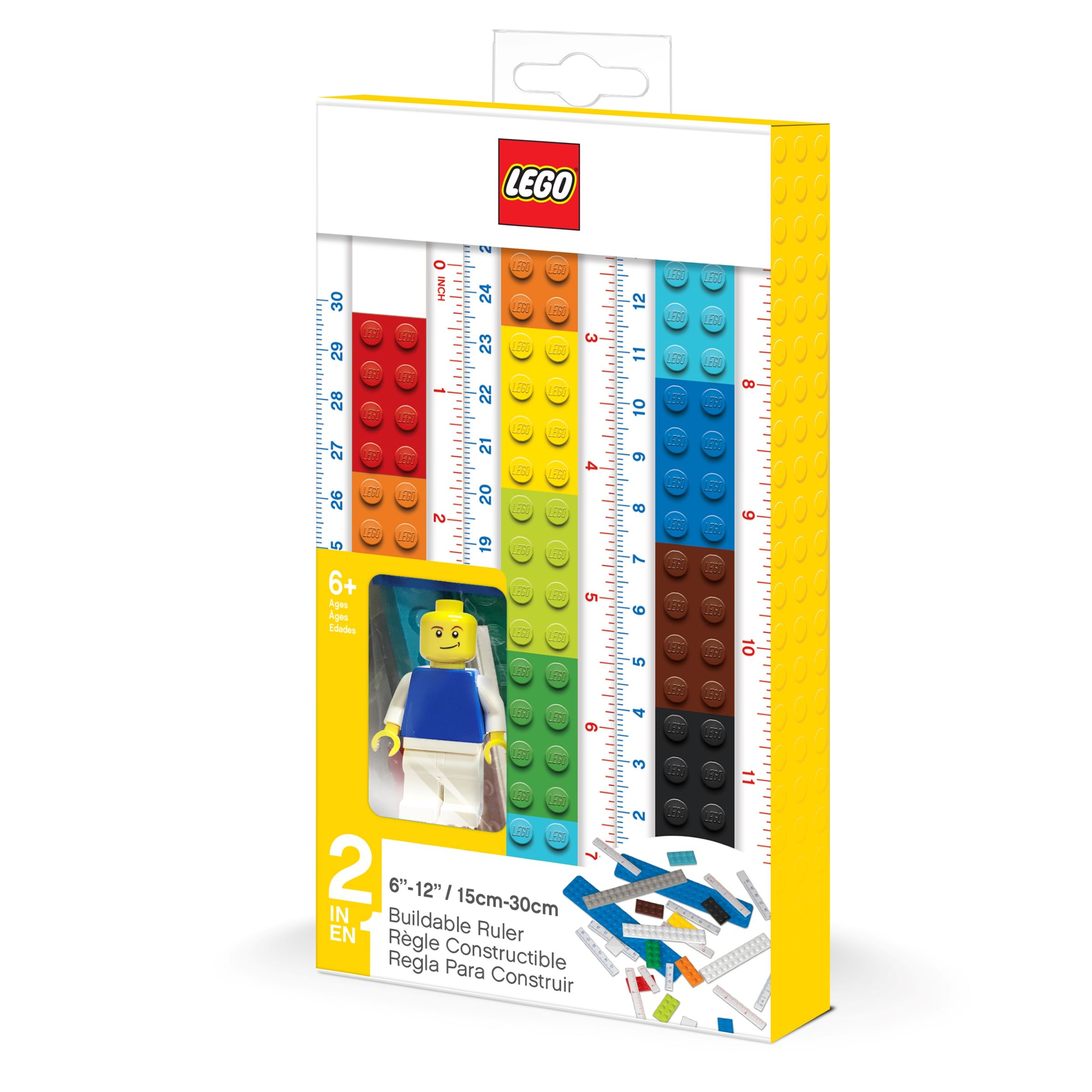 Lego Stationery - Set 2 Pen Gel - Penna Penne Gel - Scuola - Ufficio  Nero+Rosso