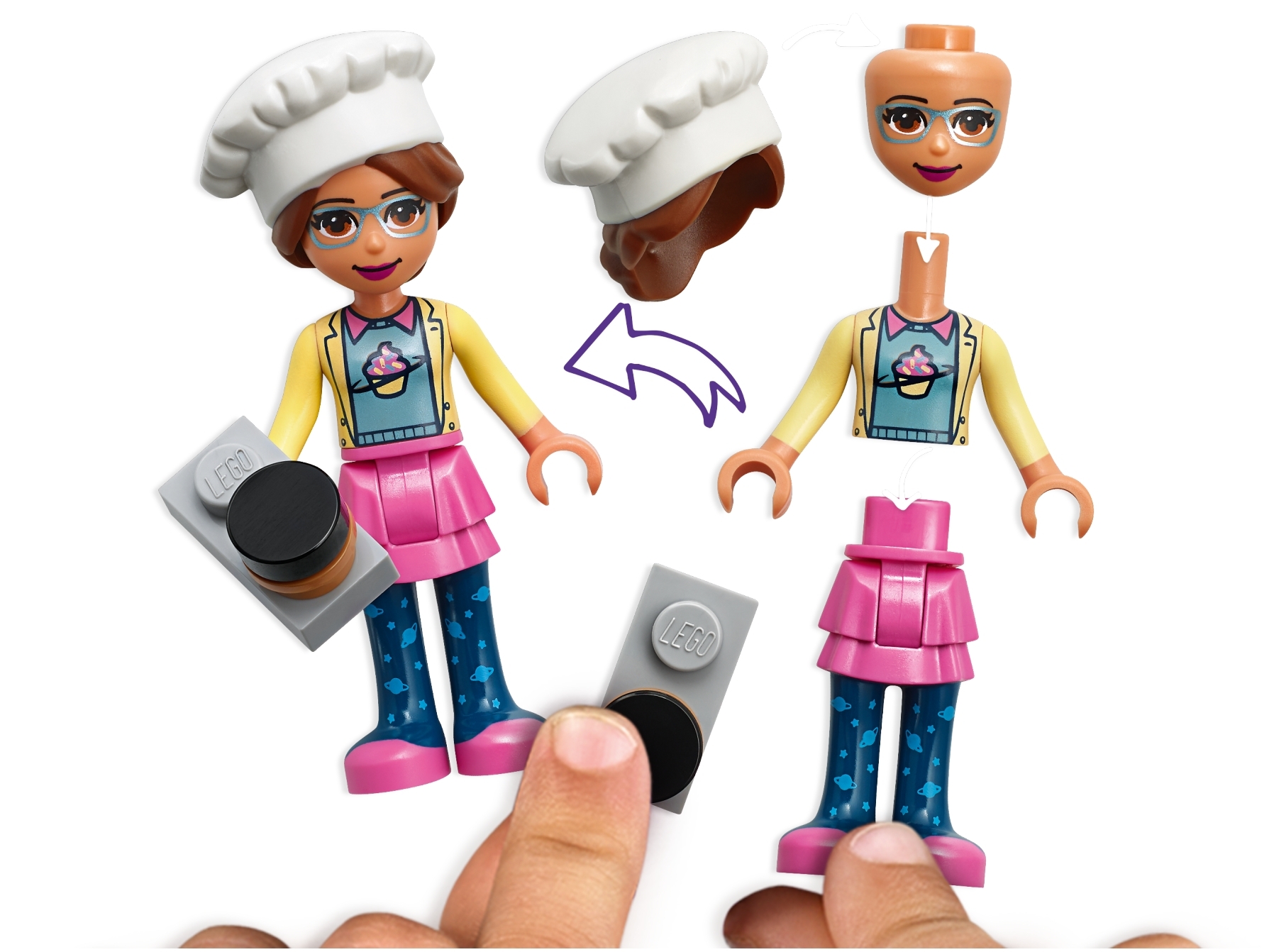 LEGO Friends Olivia's Cupcake Café Building Set - wide 3