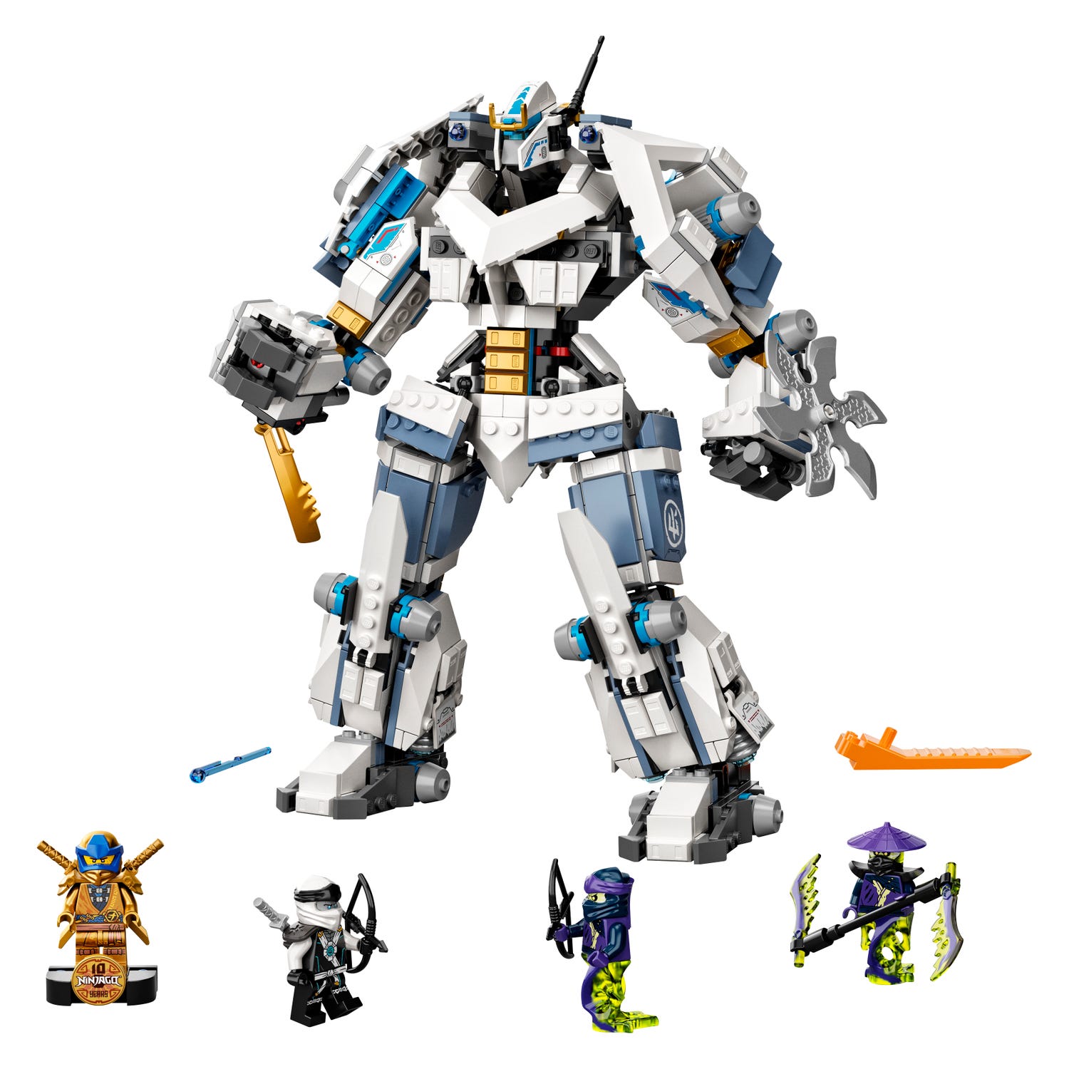 Lego Ninjago 71738 : Le robot de combat Titan de Zane