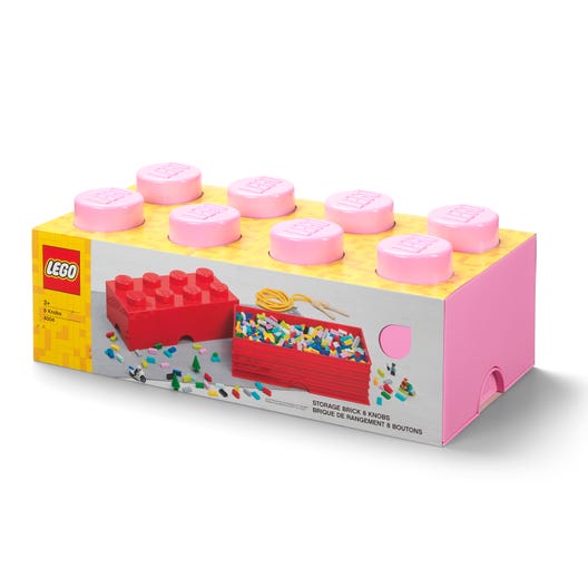 LEGO 5007126 - 8-knops opbevaringsklods – lyslilla