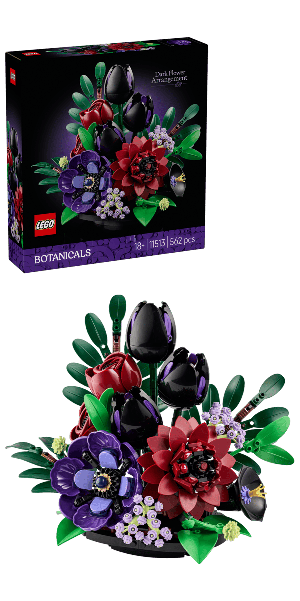 Dark Flower Arrangement - Image 3
