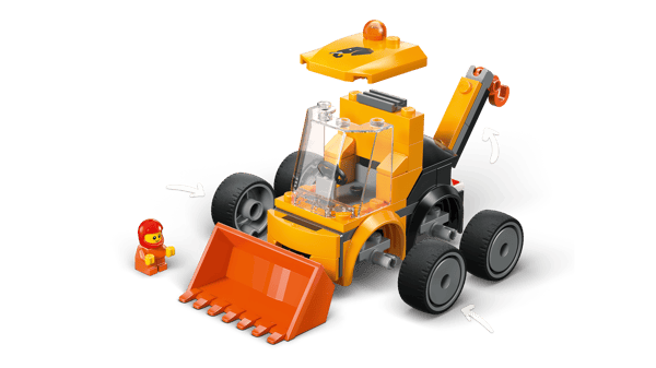 LEGO 60483 Véhicules - La chargeuse de chantier — visuel 3 sur 8