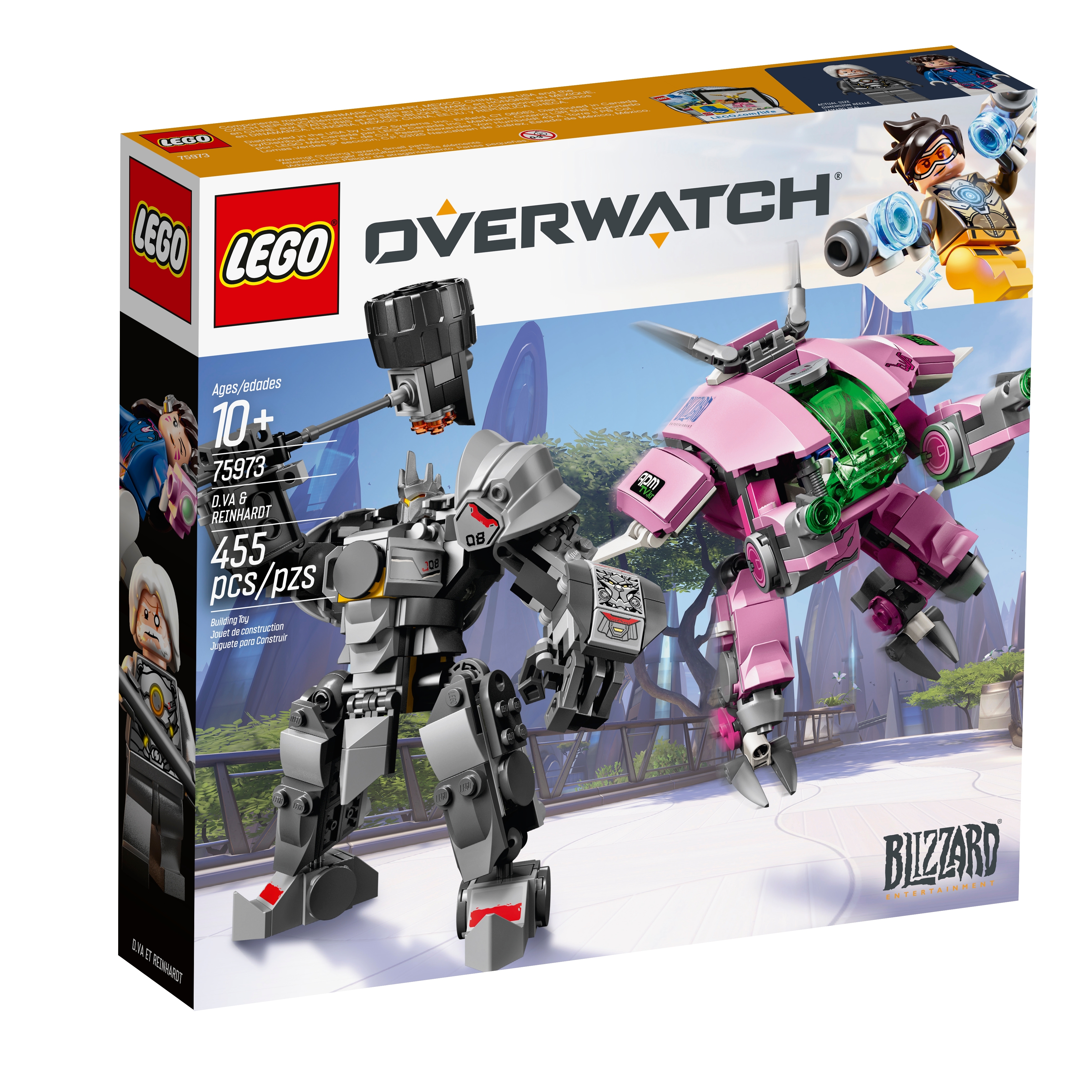 D.va Meka minifig from 75973 LEGO Overwatch