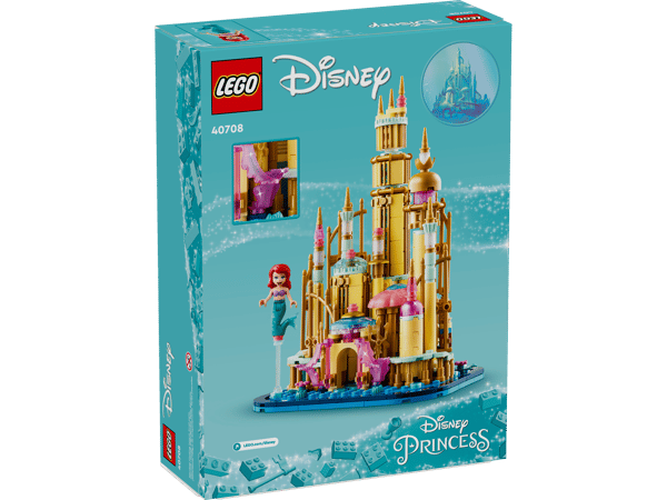 LEGO 40708 Le mini-château d’Ariel de Disney — visuel 3 sur 6