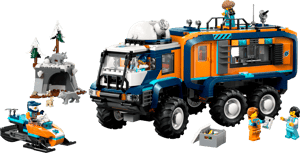 Le camion scientifique des explorateurs en Arctique