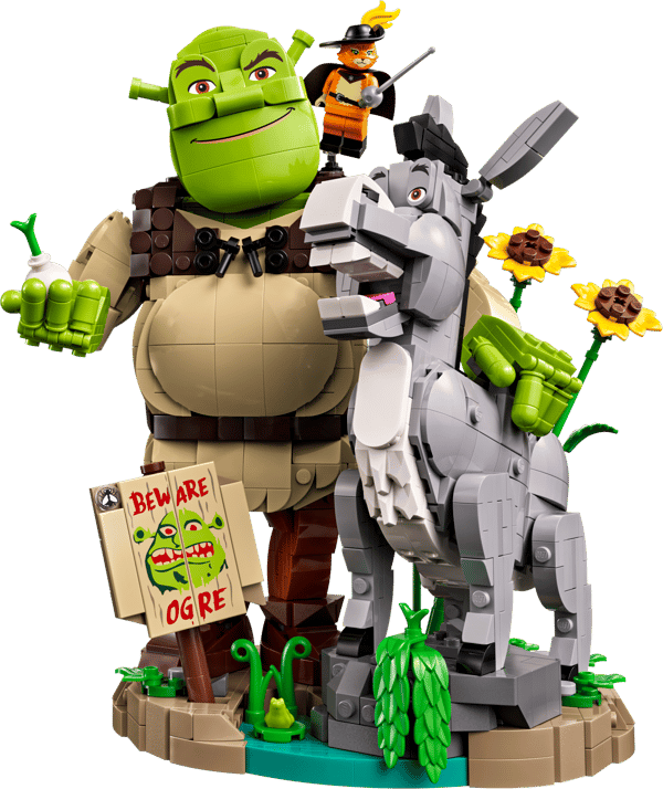LEGO 72423 Shrek, l’Âne et le Chat Potté