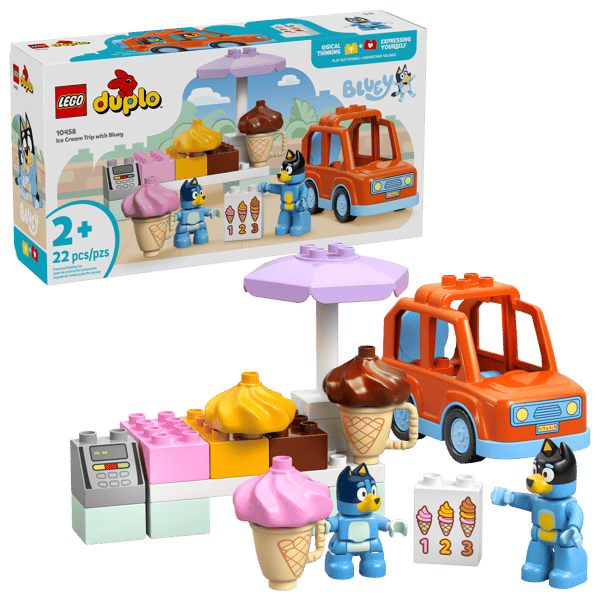 LEGO 10458 Visite chez le marchand de glace avec Bluey — visuel 2 sur 8