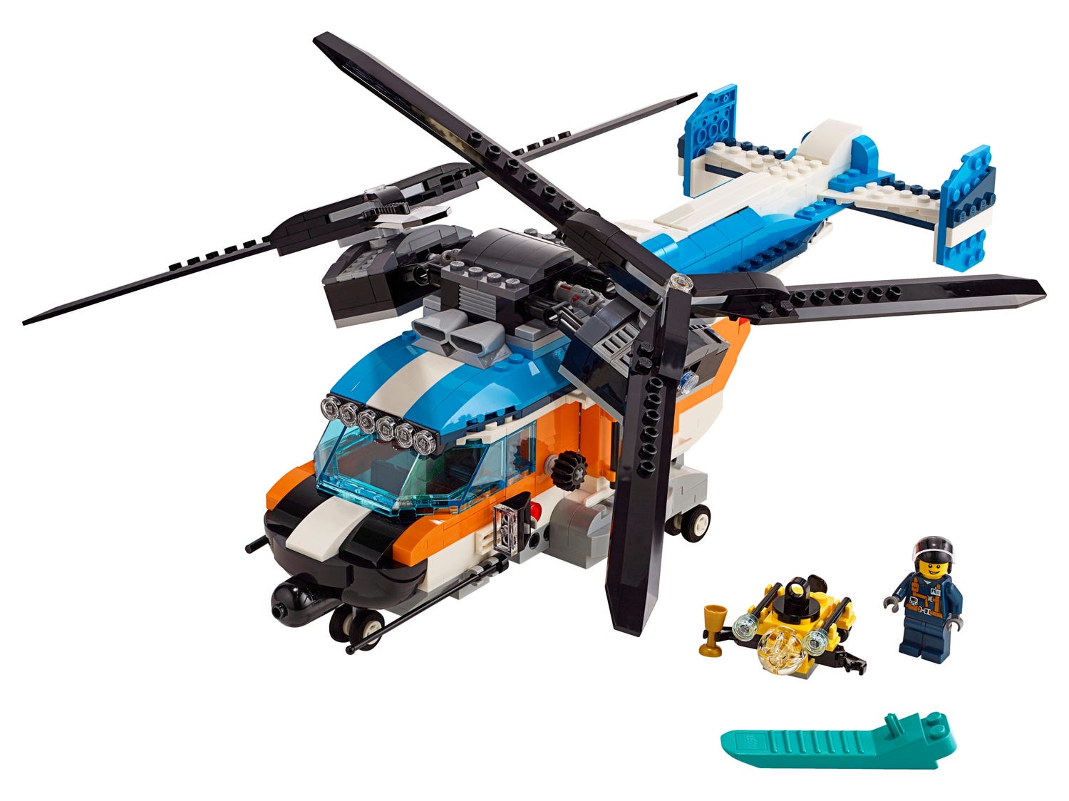 Twin-Rotor Helicopter 31096 Creator 3-in-1 Buy online at the Official LEGO® Shop US