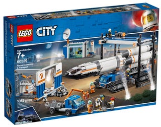 LEGO® 60229 - Assemblaggio e trasporto del razzo