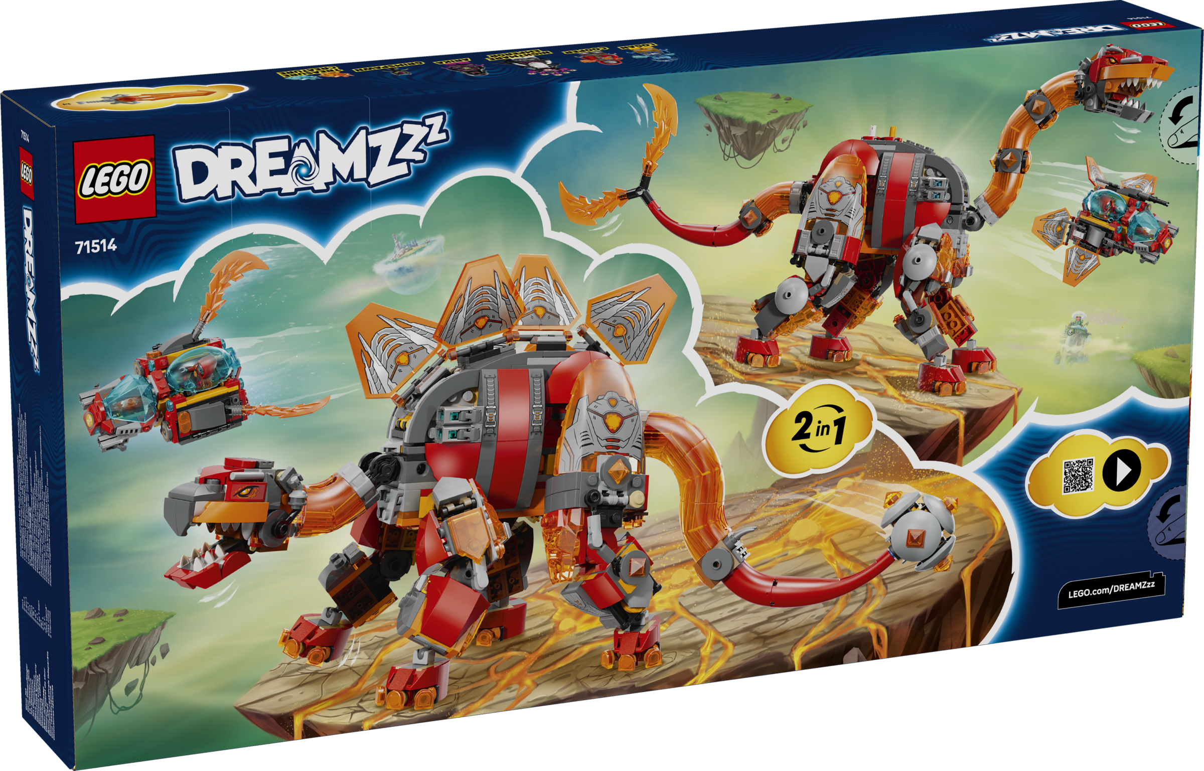 Dino Jet 71514 | LEGO® DREAMZzz™ | Buy online at the Official LEGO