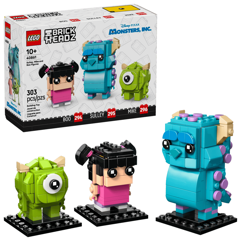 Sulley, Mike and Boo Figures