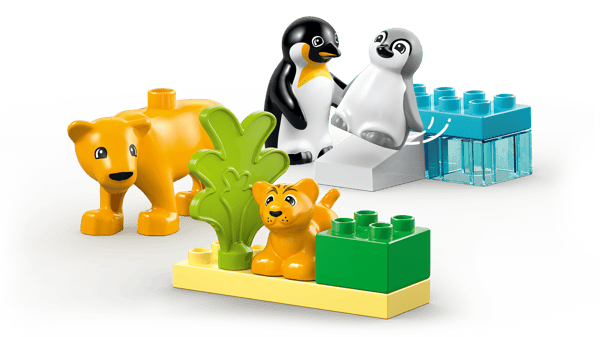 LEGO 10442 Familles d’animaux sauvages : pingouins et lions — visuel 3 sur 8