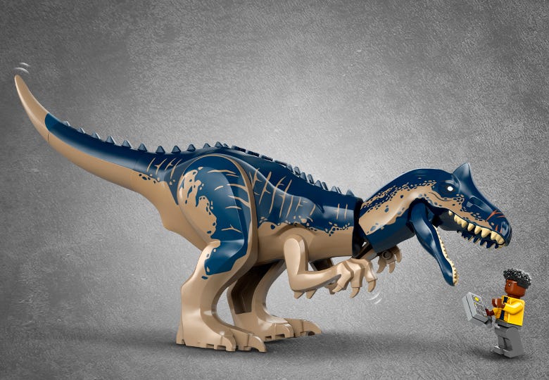 HOT Allosaurus Set Lego Jurassic World Lego Allosaurus Jurassic