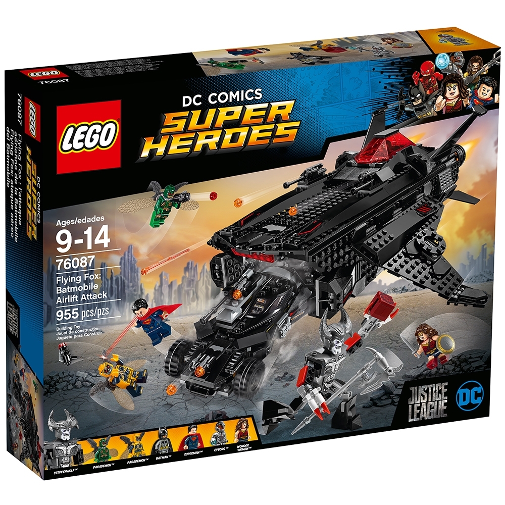 LEGO DC Comics Super Heroes Flying Fox Batmobile Airlift Attack 2017 76087 NISB 