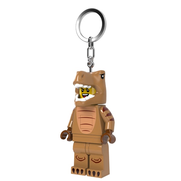 LEGO 5009480 Porte-clés lumineux Le fan en costume de T-Rex — visuel 4 sur 8