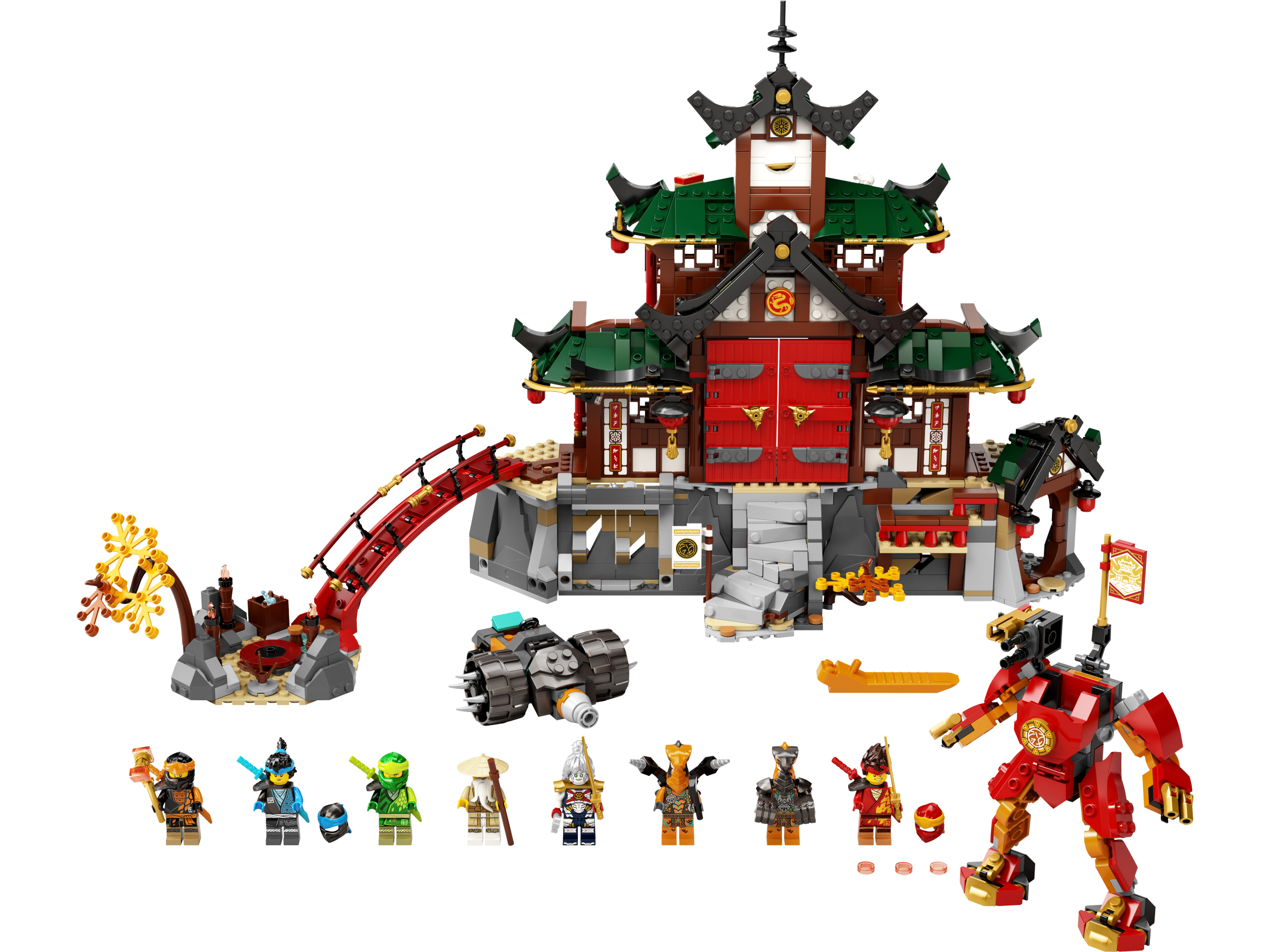 Sluiting milieu Op de loer liggen Ninja Dojo Temple 71767 | NINJAGO® | Buy online at the Official LEGO® Shop  US