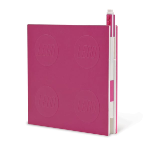 LEGO 5009063 Carnet avec verrou et stylo à encre gel – Violet — visuel 4 sur 5