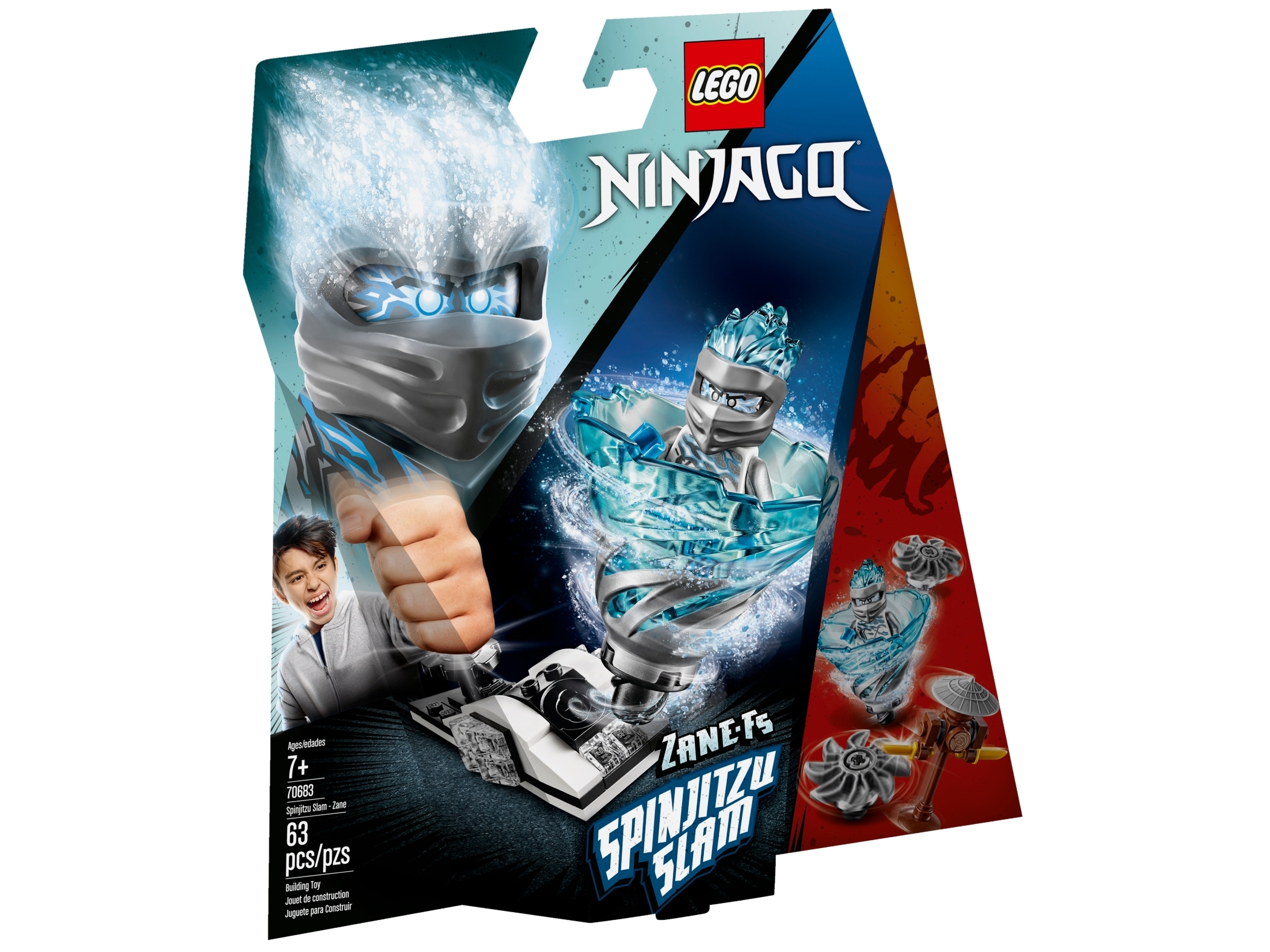 70681 LEGO Ninjago: Spinjitzu Slam Lot of 2 Zane Lloyd 70683 