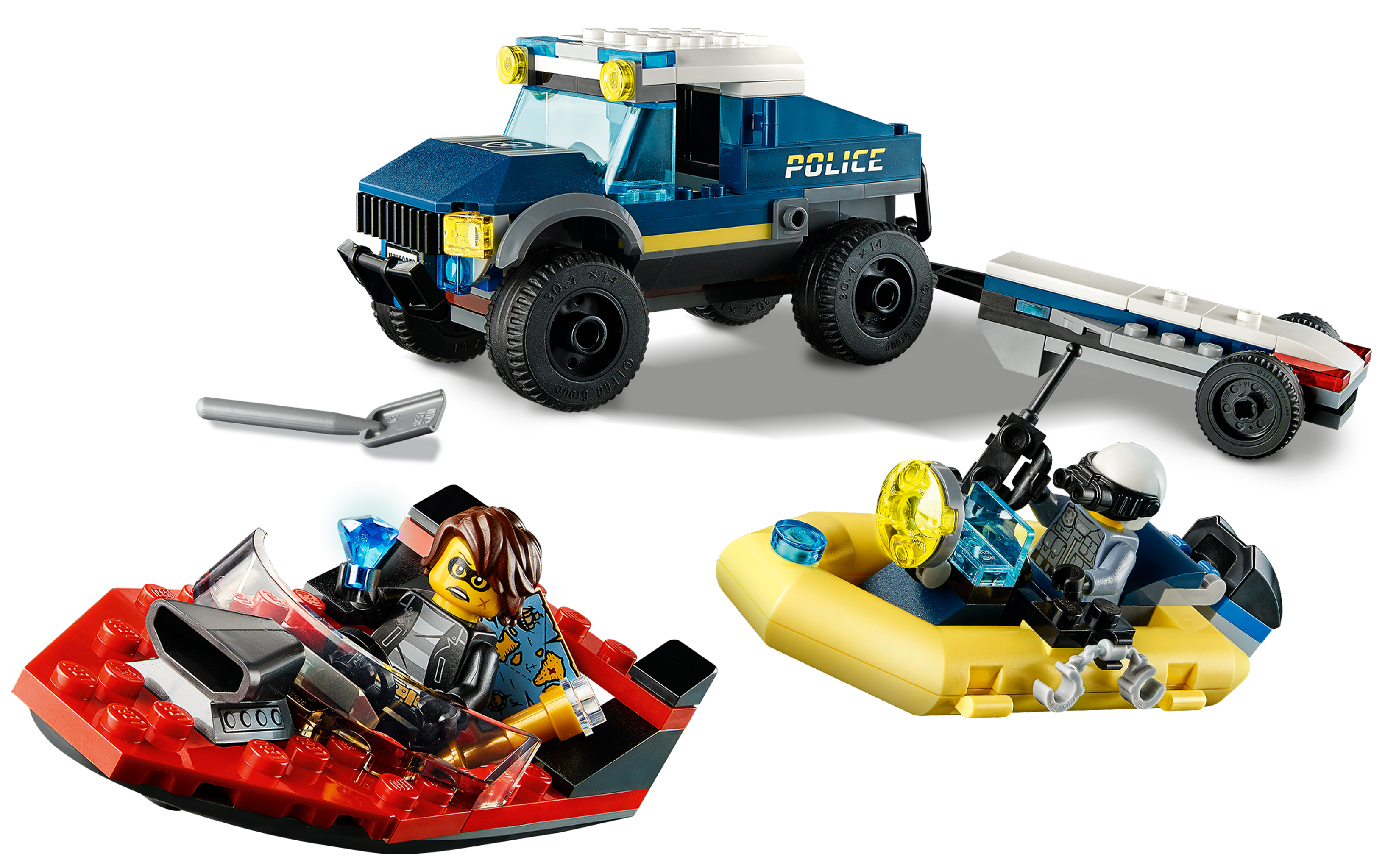 166 pcs Sealed Building Toy New LEGO City 60272 Police Boat Transport 5 