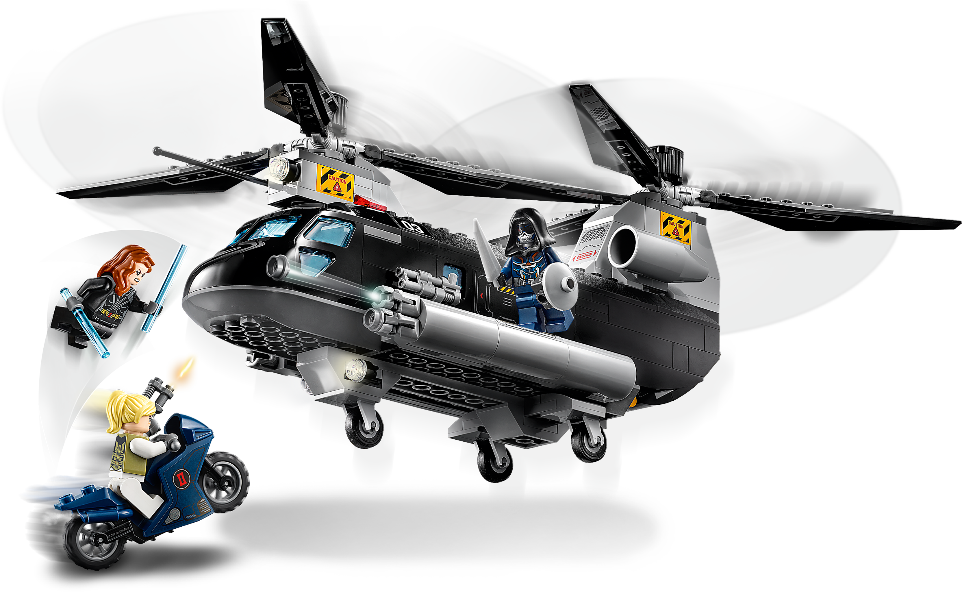 LEGO 76162 MARVEL SUPER HEROES BLACK WIDOW'S Elicottero Chase Set NUOVO e SIGILLATO 
