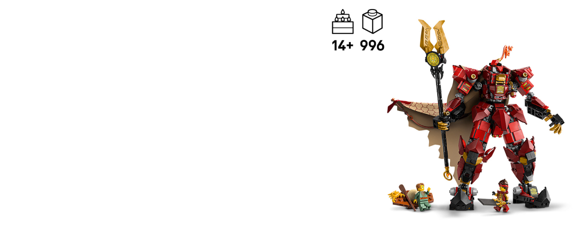 The Fire Knight Mech 71846 | NINJAGO® | Buy online at the Official