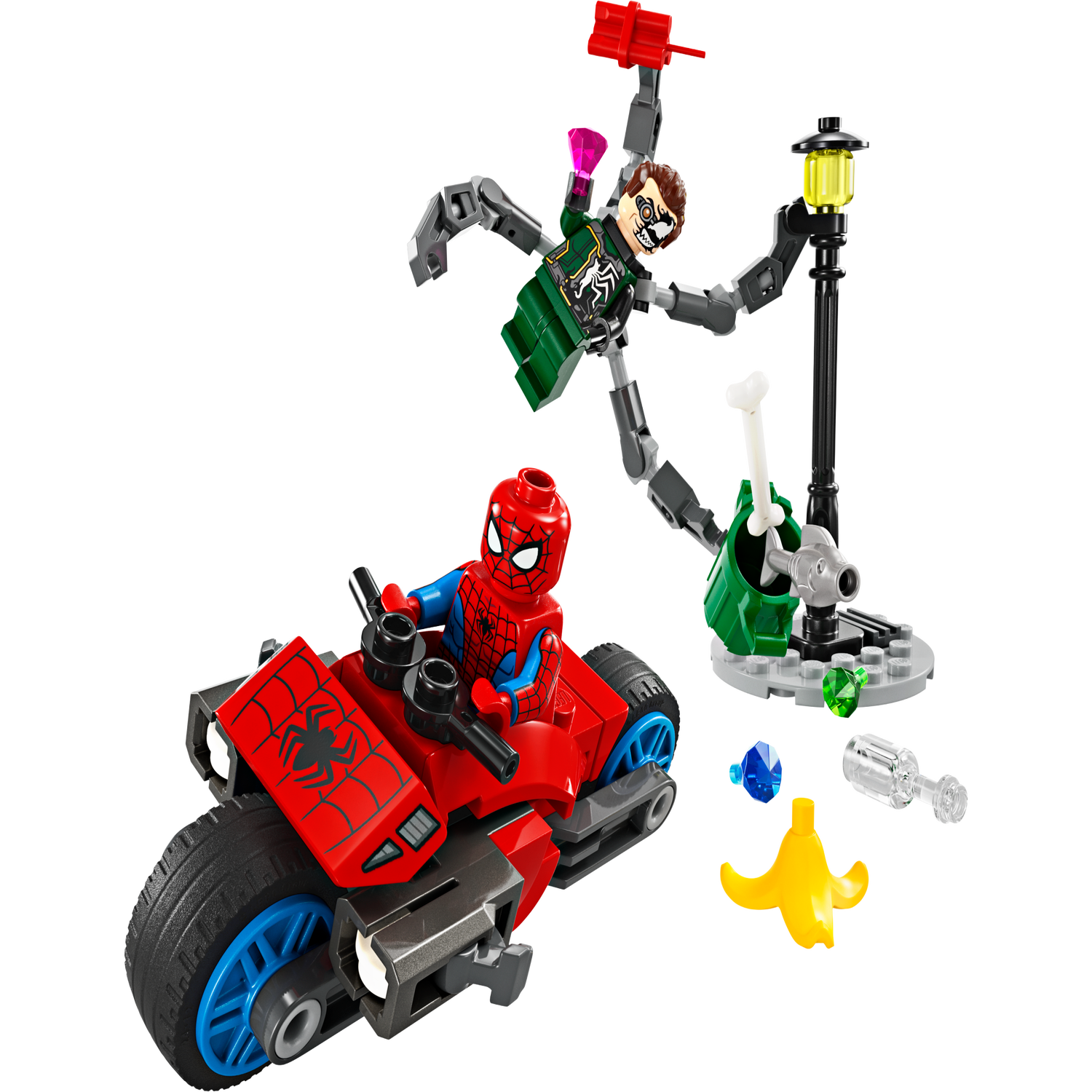 LEGO® – Motorachtervolging: Spider-Man vs. Doc Ock – 76275
