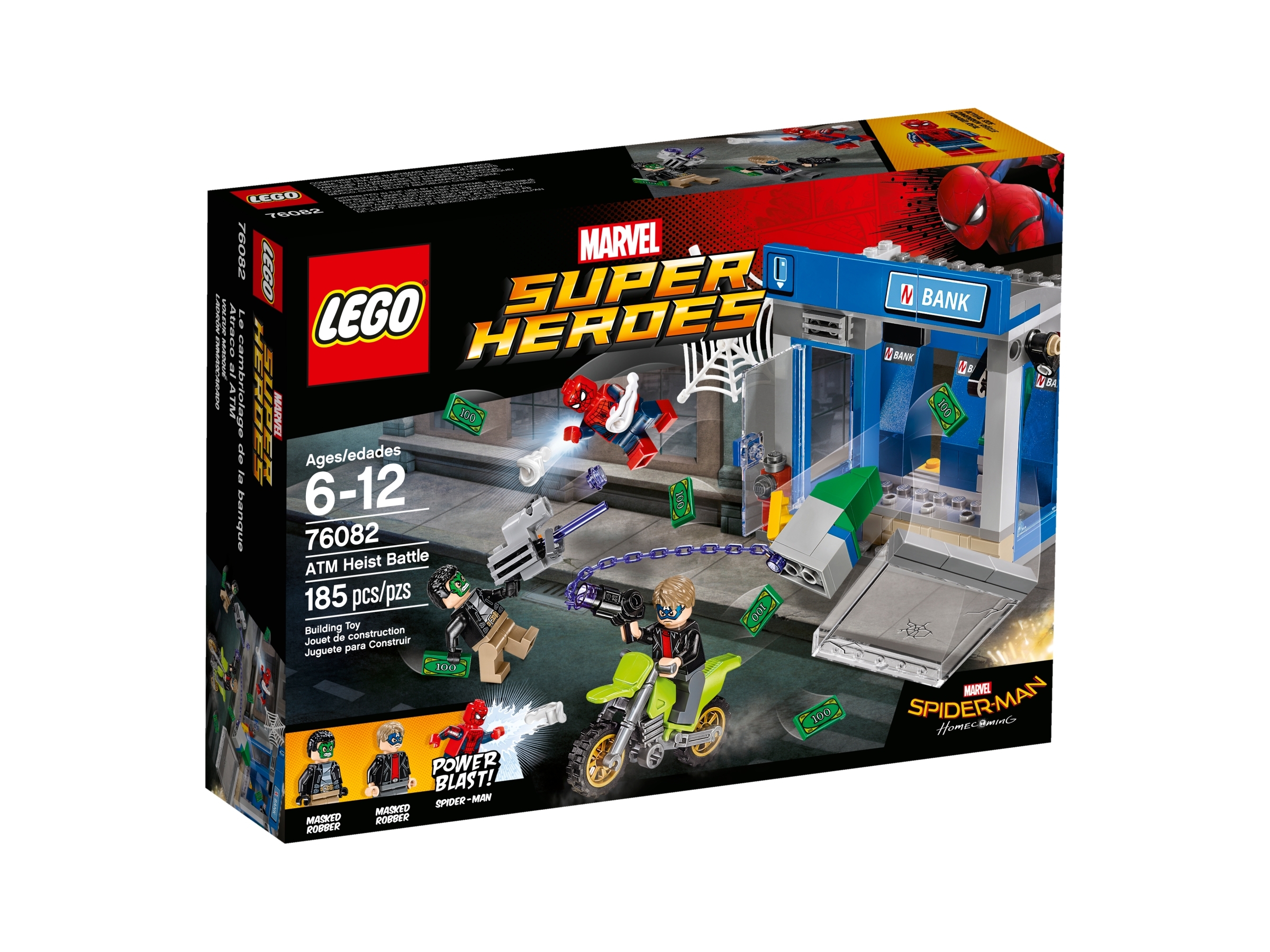 sh420 NEW LEGO SPIDER-MAN FROM SET 76082 SPIDER-MAN HOMECOMING 