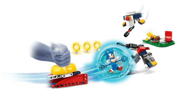 LEGO 77001 Conflit au feu de camp de Sonic — visuel 3 sur 8