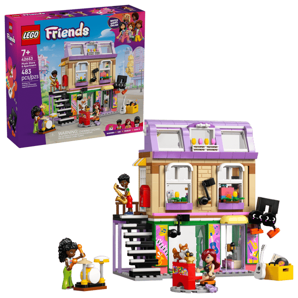 LEGO 42653 Le magasin de musique et l’appartement — visuel 2 sur 8