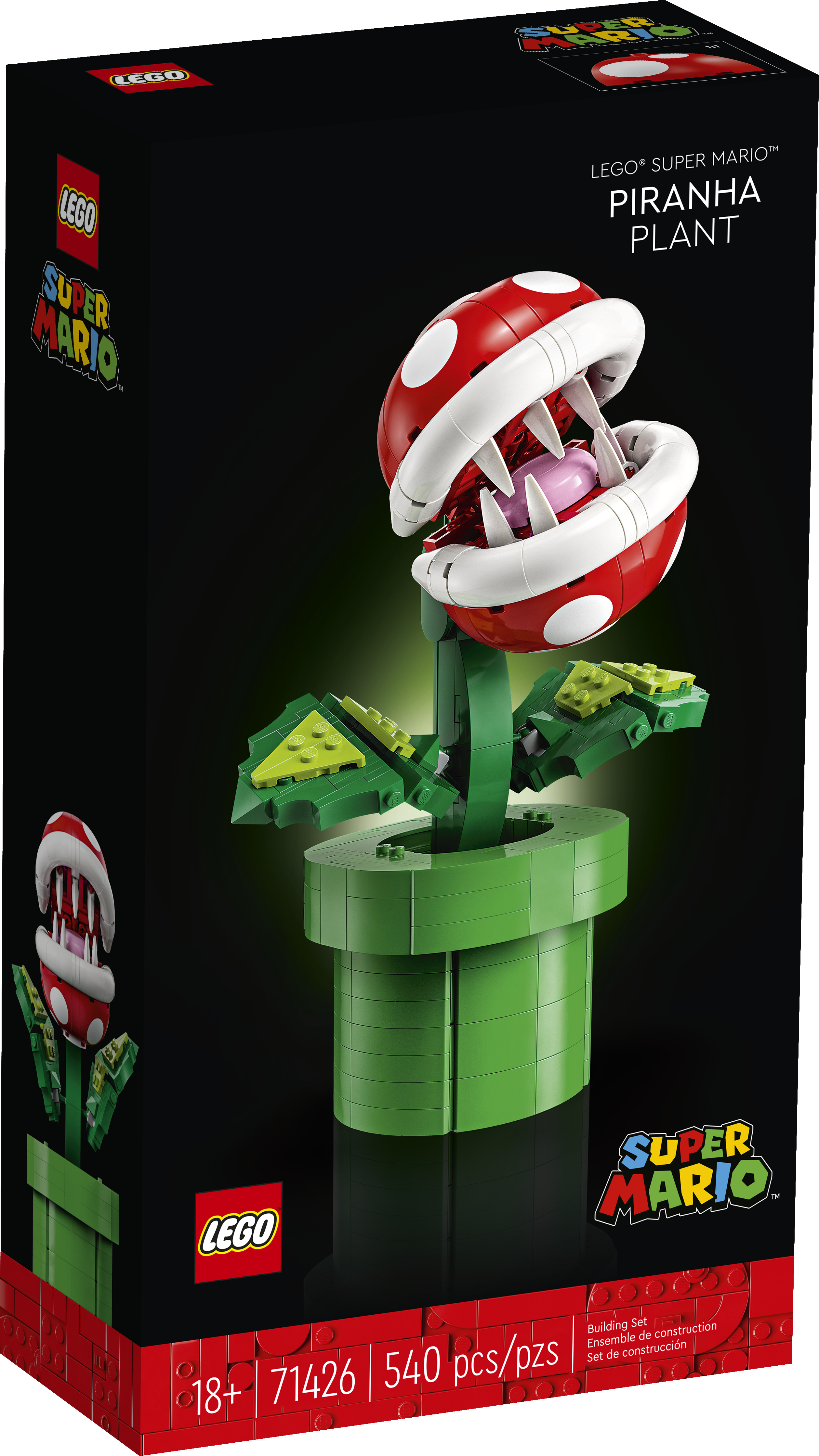 LEGO Super Mario 71426 Pianta Piranha, Personaggio Snodabile con
