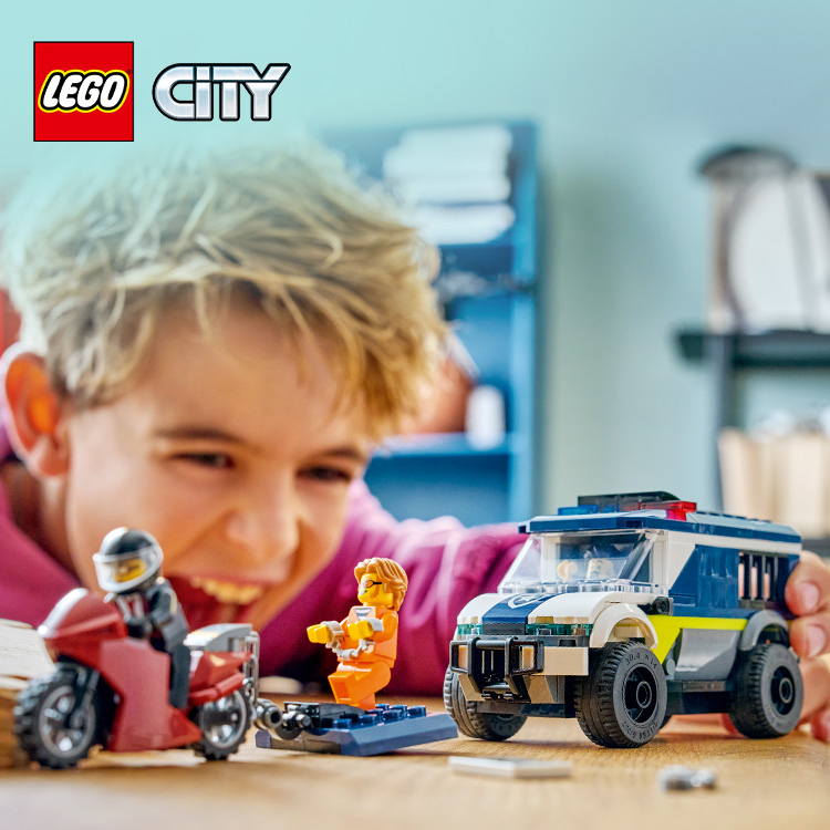 Politie gevangenentransport 60479 | City | Officiële LEGO® winkel NL