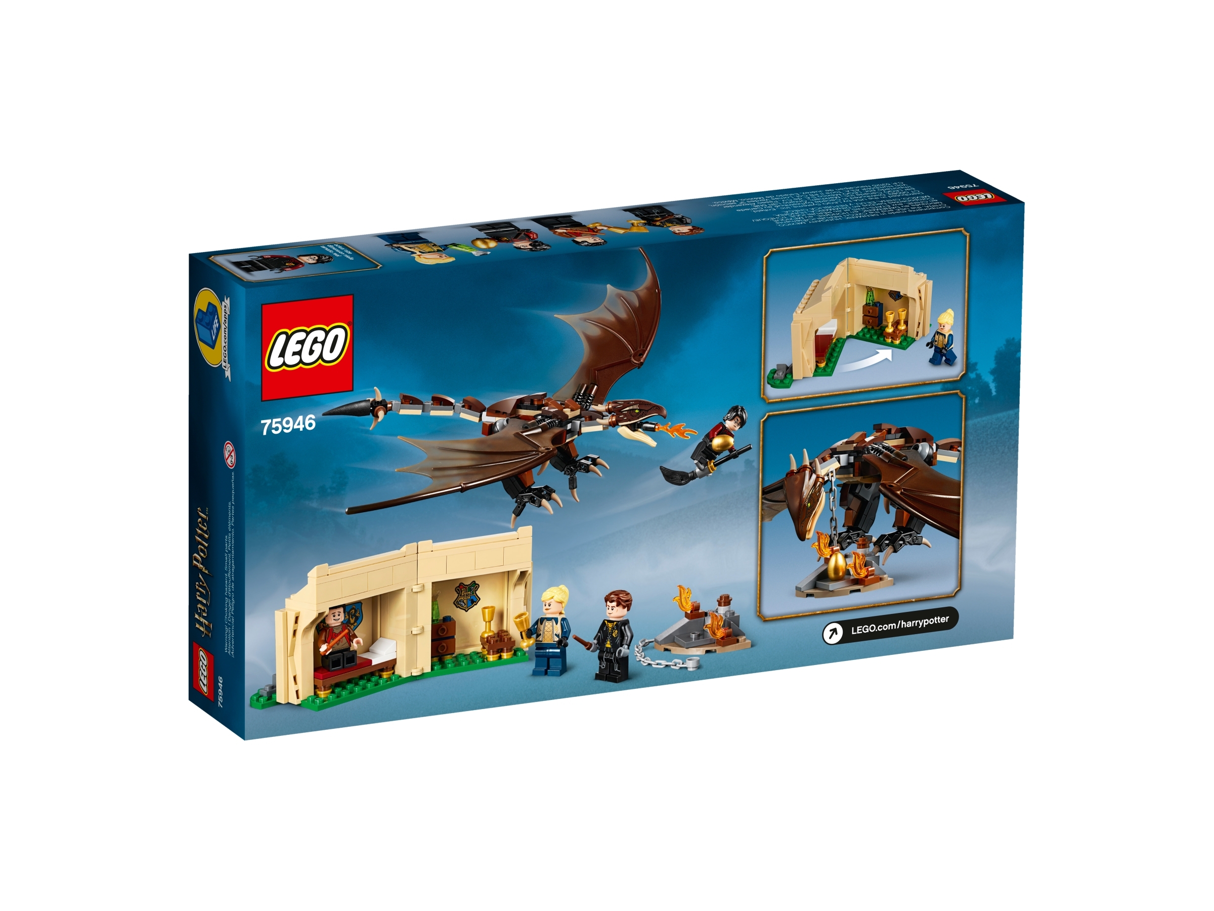 265 Pieces New 2019 LEGO Harry Potter and The Goblet of Fire Hungarian Horntail Triwizard Challenge 75946 Building Kit 