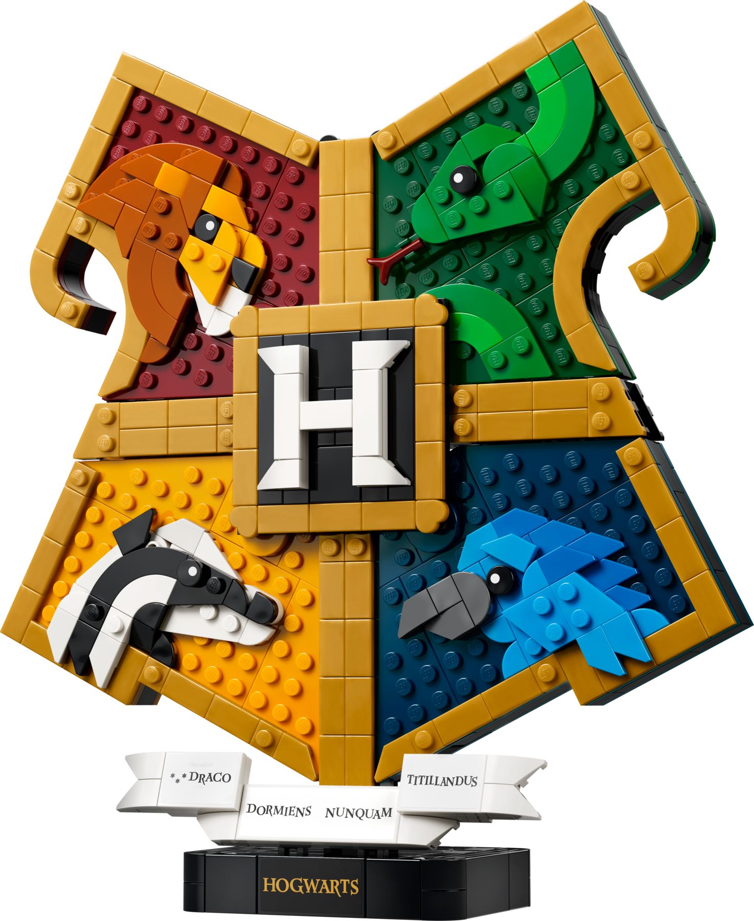Le blason des maisons de Poudlard