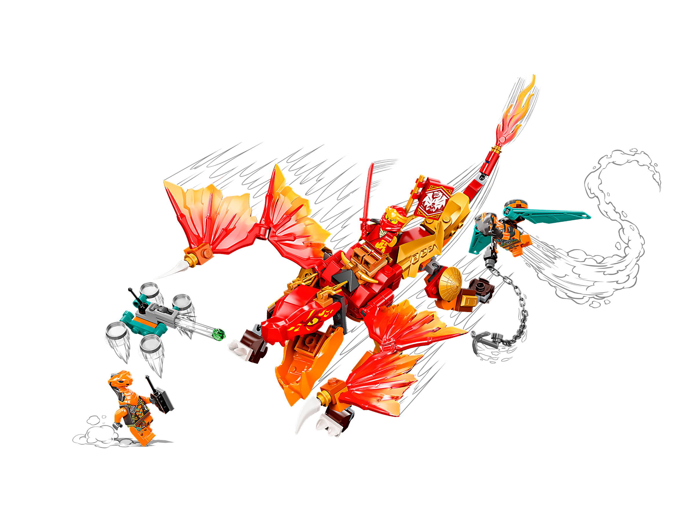 frugter faldskærm Har råd til Kai's Fire Dragon EVO 71762 | NINJAGO® | Buy online at the Official LEGO®  Shop US